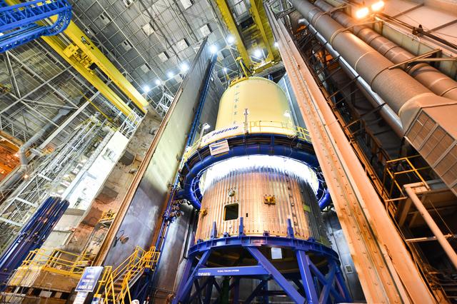 NASA image: Space Launch System Liquid Oxygen Tank Test Article Manufacturing at NASA’s Michoud Assembly Facility
